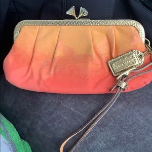 limited edition coach ombré clutch